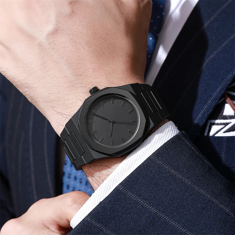 Black Arabic Aura Hand Watches